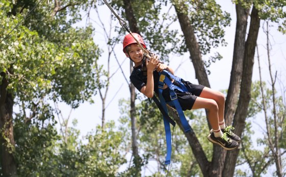 Camp Arrowhead Zip Lining