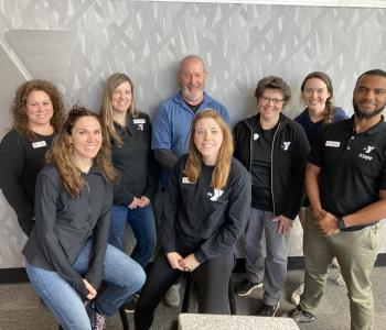 staff from westside family ymca participating in we wear black