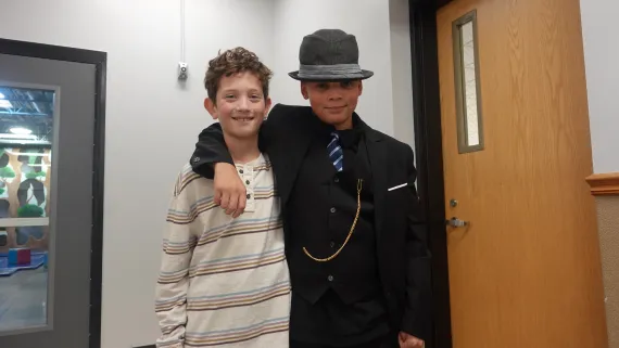 Tyler L. and Kingston H. at Northwest BASP
