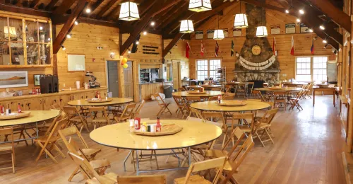 YMCA Camp Gorham dining hall